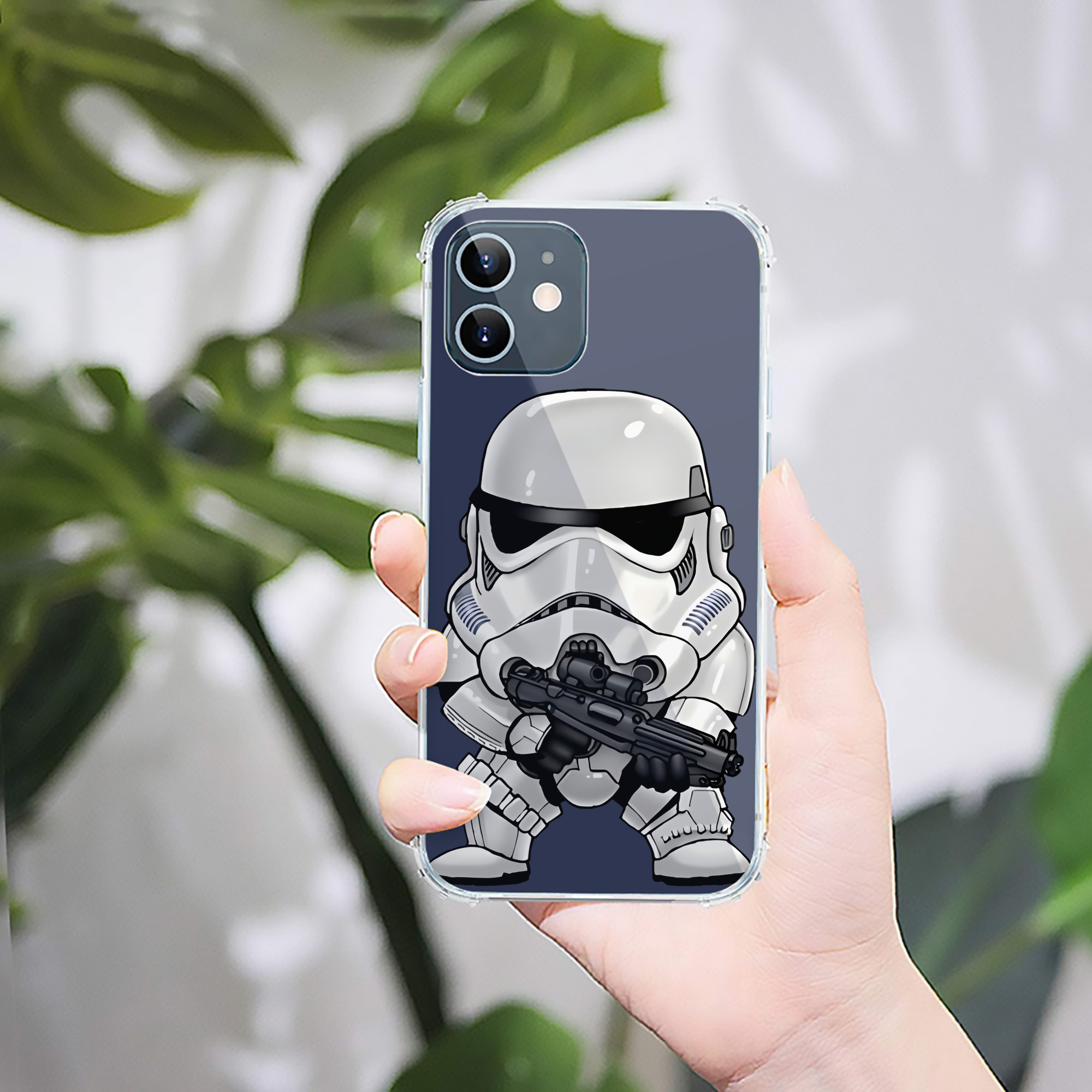 （画像用） スター・ウォーズ Star Wars 【iPhone 12シリーズ対応】透明スマホケース（クリアソフトケース）